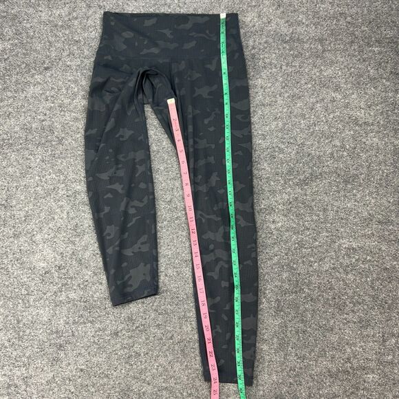 Zyia Active Leggings Womens 4 Gray Camo Pull On Stretch Nylon Blend Workout Gym - Picture 4 of 11